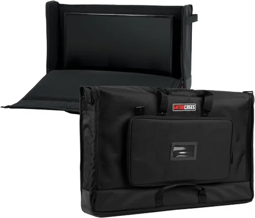 Miniatura 23 de Bolsa de transporte doble acolchada de nailon Gator Cases para transportar (2) pantallas LCD, monitores y televisores de entre 19" - 24