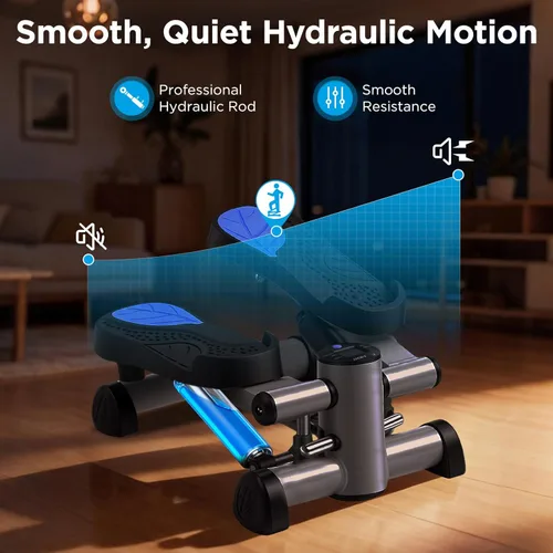 Efitment Mini stepper steppers para ejercicio en casa Escalera Cardio Muslo Master Equipo de entrenamiento Fitness Pedal Ejercitador Pedales