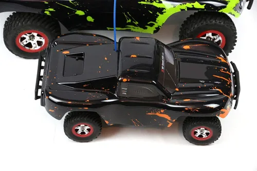 Miniatura 4 de SummitLink Reemplazo de cuerpo personalizado compatible con naranja fangoso sobre negro para automóvil o camión RC escala 1/16 (camión no incluido)