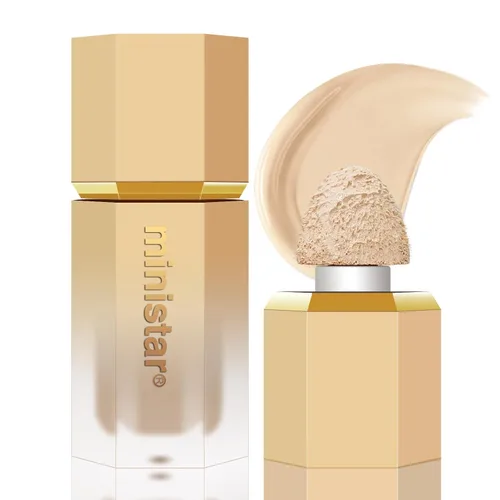 Miniatura 10 de Maquillaje líquido en barra de contorno, varita de contorno facial crema con aplicador de cojín, bronceador cremoso natural mate de larga duración