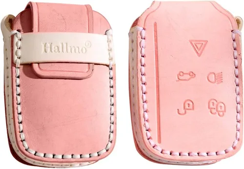 Miniatura 10 de SANRILY Funda para llavero Land Rover con llavero de flores, sin llave, de piel, para Range Rover Evoque Sport y Jaguar F-TYPE F-PACE XE XF-Verde