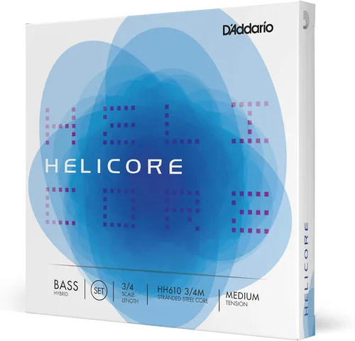 Miniatura 7 de D'Addario Helicore Hybrid Bass Single A String, escala 3/4, tensión media