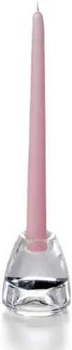 Miniatura 30 de yummi Velas cónicas color rosa claro de 12 pulgadas, 12 por paquete