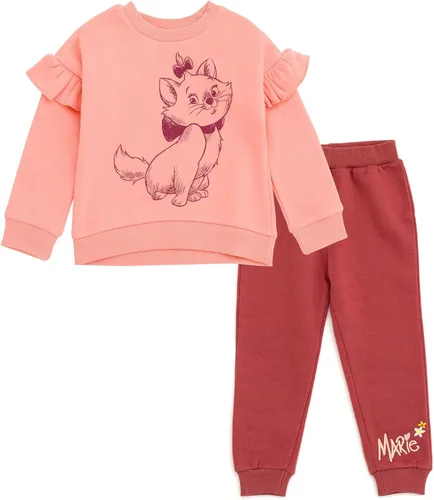 Miniatura 10 de Disney Conjunto de sudadera de vellón y pantalones deportivos para niñas, tallas de recién nacido a niño grande (recién nacido - 14-16)