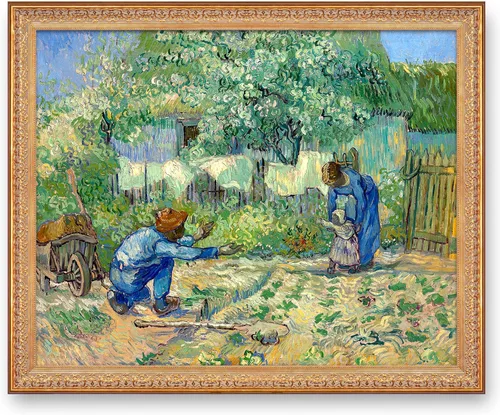 Miniatura 185 de A&T ARTWORK Noche estrellada sobre el Ródano de Vincent Van Gogh. Tamaño del marco: 36 x 30 pulgadas, tamaño de la imagen: 30 x 24 pulgadas