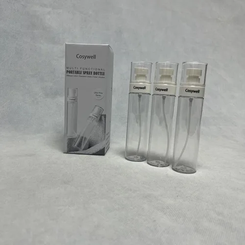Miniatura 7 de Cosywell Botellas pulverizadoras de niebla fina aprobadas por la TSA de 3.4 onzas líquidas, paquete de 3 botellas a prueba de fugas, botellas