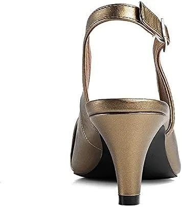 Miniatura 6 de ANN CREEK 'Lossom' - Sandalias elegantes para mujer con tacón de gatito de 2.5 pulgadas + medio