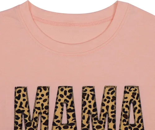 Miniatura 6 de EGELEXY Sudaderas con bordado para mamá, blusa con cuello redondo y manga larga para mujer