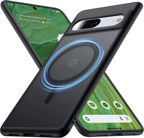 Miniatura 12 de para Google Pixel 7 Pro Funda con MagSafe [Patas ajustables] [Carga mientras está de pie] [Protección militar a prueba de golpes] Funda de silicona