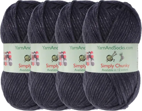 Miniatura 48 de JubileeYarn Halo Fables Yarn - 100g/Skein Bulky Polyester - North Wind Sun - 2 Skeins