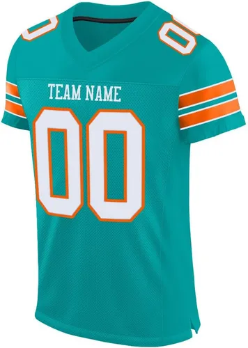 Miniatura 2 de Camiseta de fútbol personalizada para jóvenes, hombres y niños, camiseta de fútbol personalizada Aqua para mujer, número de nombre, camiseta