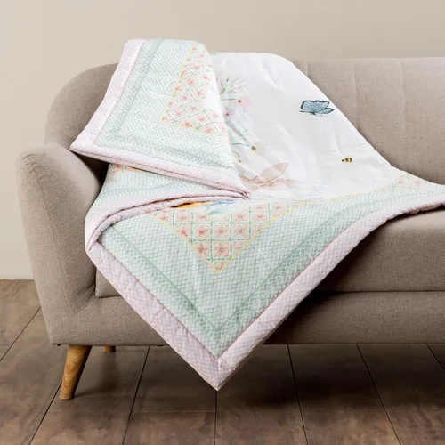 Miniatura 17 de Maison d' Hermine Manta para sofá, ligera y suave, cálida y transpirable, de algodón, para cama, para niñas, niños, mujeres, hombres, regalos, sofá