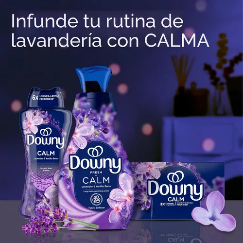 Miniatura 8 de Downy Líquido suavizante de telas ultrasuave, calma, lavanda y vainilla, 26 onzas líquidas, 39 cargas