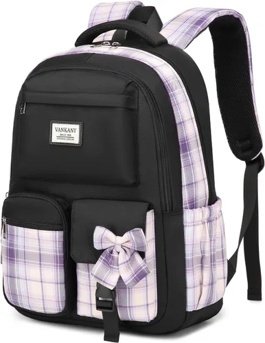 Miniatura 12 de Mochila escolar para niñas adolescentes, bonita bolsa para computadora portátil para escuela secundaria y universidad, mochila estudiantil Morral
