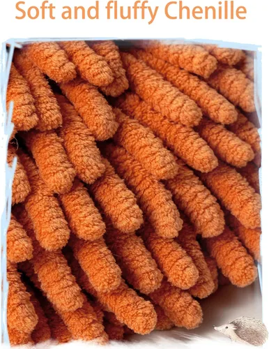 Miniatura 3 de Paquete de 2 toallas de mano de chenilla de animales lindos, toalla de mano con lazo de bola mullida, toallas de mano colgantes para baño, cocina
