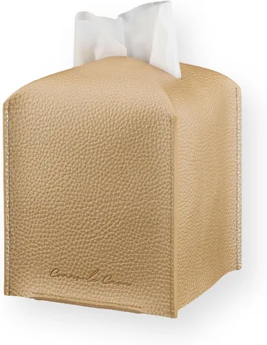 Miniatura 33 de Soporte para caja de pañuelos de piel sintética de alta calidad, elegante funda de caja de pañuelos estilo hotel para decoración del hogar, oficina