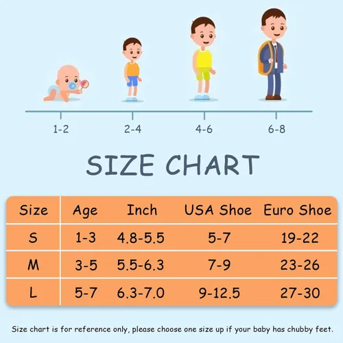 Miniatura 4 de SkiBeaut Calcetines antideslizantes para niños y niñas de 1 a 7 años, 12 pares de calcetines para niños y niñas