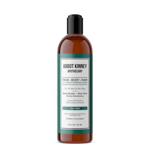 Lavado 3 en 1 para hombre, champú hidratante, acondicionador y gel de baño para hombres, adecuado para todo tipo de piel y cabello, 12 onzas (árbol