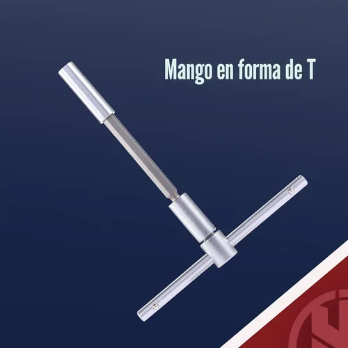 Miniatura 8 de KNINE OUTDOORS Juego de Llaves de Torsión/Destornillador Dinamométrico de 10-70 Libras-Pulgada para Mantenimiento con Mango de Barra en T, 40 Puntas