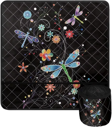 Miniatura 30 de Tapetes para máquina de coser de girasol y colibrí para mesa con bolsillos, para máquinas de coser de Acción de Gracias, alfombrillas para reducir