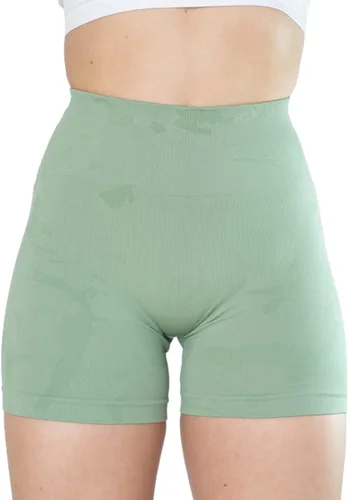 Miniatura 3 de AUROLA CAMO Workout Shorts for Women Seamless Subtle Logo Scrunch Shorts