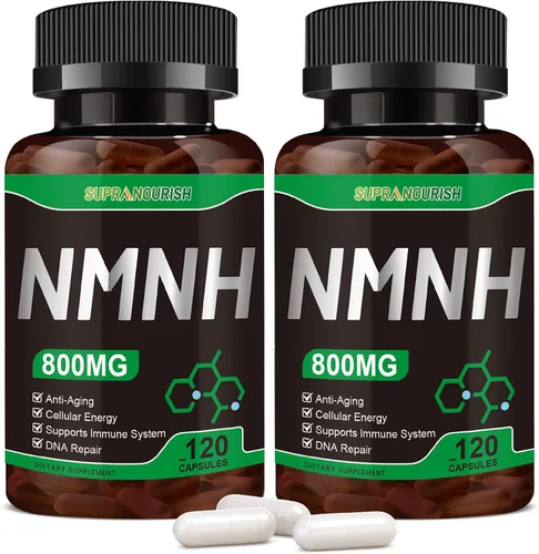 Miniatura 10 de Suplemento NMNH puro 120 cápsulas – 800 mg de suplementos de NMNH de alta pureza, suplemento de NAD para Boost NAD+ para energía celular