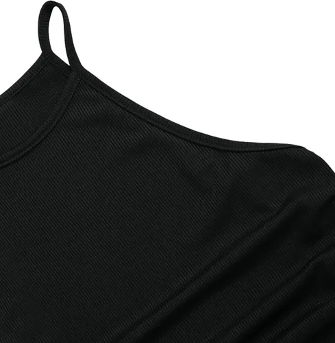 Miniatura 3 de SweatyRocks Camiseta corta sin mangas de punto acanalado para mujer