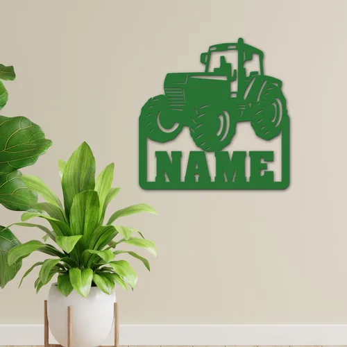 Miniatura 4 de NEID - Tractor granjero personalizado – Regalos para adultos, niños y hombres, para niños y niñas, luz nocturna LED de tractor de madera única