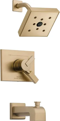 Miniatura 2 de Delta Faucet T14453-CZH2O Vero Monitor Serie 14 - Moldura para bañera y ducha, bronce champán
