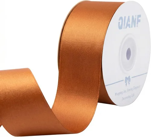 Miniatura 5 de QIANF Cinta plateada de satén de doble cara de 1-1/2 pulgadas para envolver regalos, lazos para el pelo, hacer cintas para el cabello, bandas
