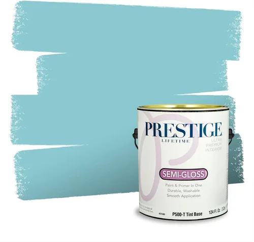 Miniatura 646 de Pintura Exterior + imprimación PRESTIGE, todo-en-uno, 1 galón, acabado mate, color comparable al Valspar* Royal Gray* VS151-Gris real