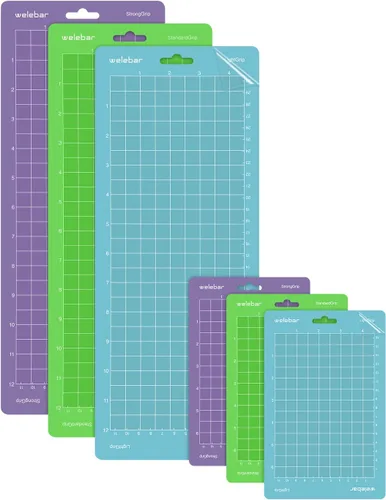 Variedad de alfombrillas de corte compatibles con Cricut Joy, 4.5 x 6.5 pulgadas, 4.5 x 12 pulgadas (agarre estándar/agarre ligero/agarre fuerte),
