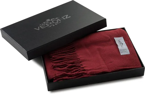 Miniatura 36 de Veronz - Bufanda clásica de invierno muy suave de aspecto lujoso y sensación de cachemira con caja de regalo