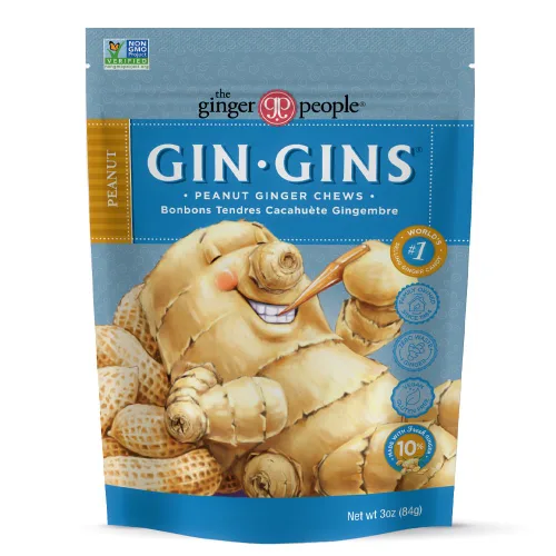 Miniatura 19 de GIN GINS - Caramelo duro de jengibre de doble fuerza – Caramelo 100% natural de The Ginger People – Golosinas saludables envueltas individualmente