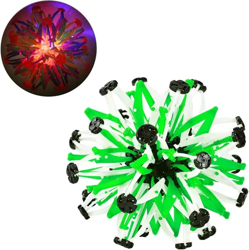 Miniatura 5 de Bola extensible que brilla en la oscuridad, colorida bola mágica expansible para niños Shakven