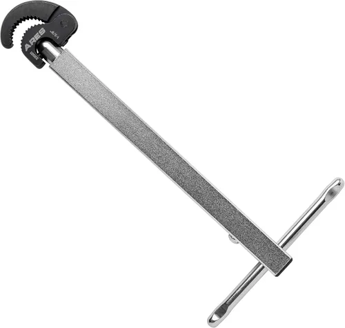 ARES 33001-Llave telescópica de lavabo de 11 a 16 pulgadas con mandíbula ajustable de 1 3/8 pulgadas - Las llaves de lavabo aumentan el acceso en