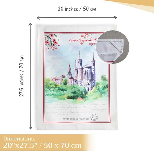 Miniatura 4 de Maison d' Hermine - Juego de 3 paños de cocina de 100% de algodón, Obernai, 20 x 27.5 pulgadas 062 - Obernai