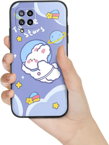 Miniatura 34 de Funda para Galaxy A51 5G (no compatible con la versión A51 4G) con correa de cordón, para niñas y mujeres, diseño lindo de anime, funda de silicona