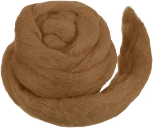 MECCANIXITY Hilo de lana para hilar, lana de fieltro suave, 4.23 oz/4.23 onzas, hilo grueso puro para fieltro de aguja, manta de tejer, tejer, arte