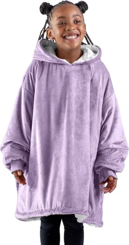 Miniatura 51 de Bare Home B-Cozy - Manta con capucha, para llevar puesta, suave, afelpada, de sherpa, cálida, acogedora, de gran tamaño, disponible en tamaños