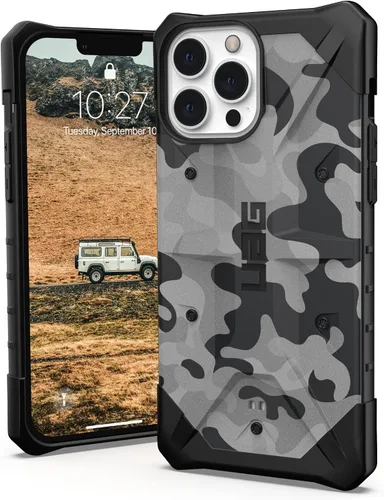 Miniatura 12 de URBAN ARMOR GEAR UAG - Funda protectora diseñada para iPhone 13 Pro Max, color negro, resistente, ligera, delgada, a prueba de golpes, Pathfinder