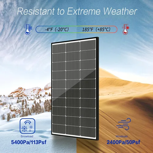Miniatura 5 de JJN Panel solar de 100 W, paneles solares de 12 voltios de alta eficiencia tipo N 16BB, módulo de carga fotovoltaica de alta tasa de conversión