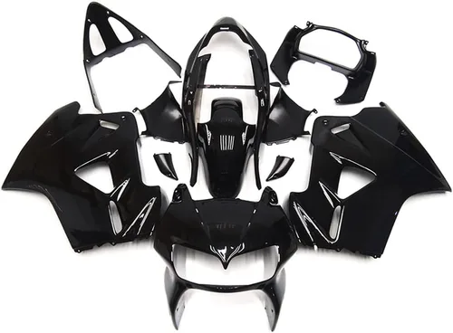 Carenados completos de plástico negro brillante para Honda VFR800 1998 1999 2000 2001 VFR 800 98 99 00 01 ABS motocicleta carrocería kits