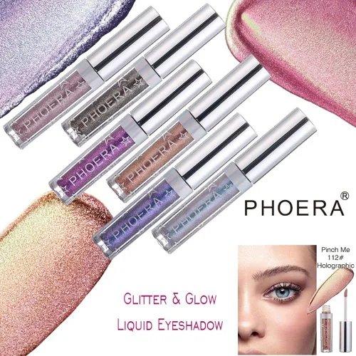 Miniatura 5 de Sombra de ojos con purpurina, maquillaje para ojos líquido, brillante, colores claros, lápiz en barra brillante, de larga duración, impermeable, A102