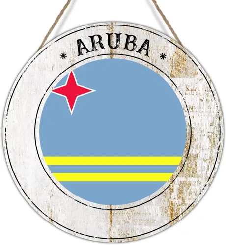 Miniatura 13 de Placa redonda de madera de las Bahamas para la pared, corona de puerta delantera, bandera nacional, recuerdo, regalo de viaje, decoración de pared