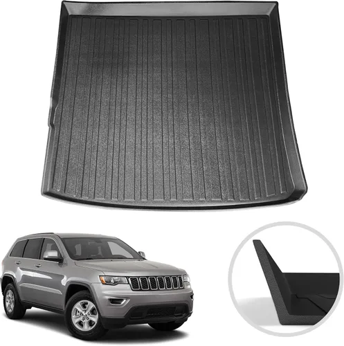 Miniatura 2 de Forro de carga prémium para Jeep Cherokee 2014-2023 – Tapete de maletero de automóvil de ajuste personalizado – Tapete de carga negro para todas