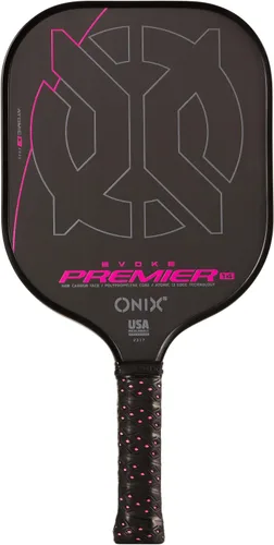 Miniatura 14 de Onix Carbon Fiber Surface Medium-Weight Premium Perforated Grip One-Piece Construction Pickleball Paddle