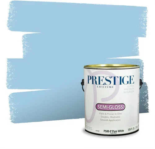 Miniatura 144 de Pintura Exterior + imprimación PRESTIGE, todo-en-uno, 1 galón, acabado mate, color comparable al Valspar* Royal Gray* VS151-Gris real
