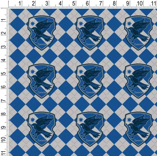 Miniatura 3 de GRAPHICS & MORE Harry Potter Ravenclaw Plaid Sigil - Rollos de papel de regalo