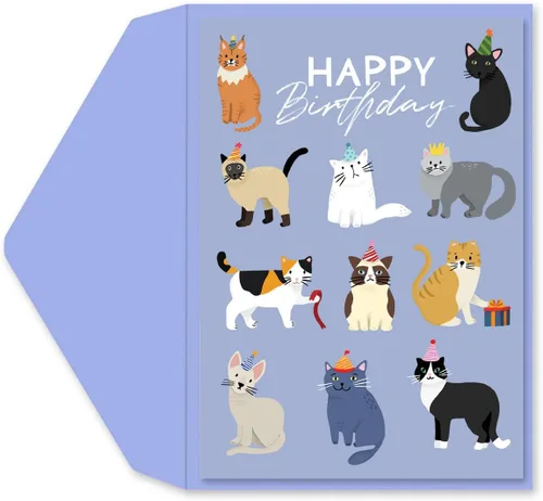 Miniatura 11 de Graphique Tarjeta de Cumpleaños All Wrapped Up Perfecta para Cualquier Persona que Ama a los Perros Familia y Amigos Sobre Coordinado